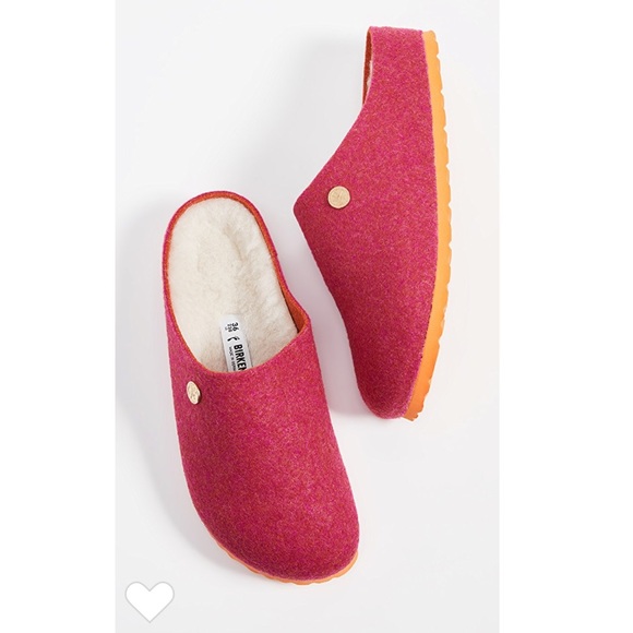 birkenstock kaprun happy lamb clogs